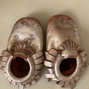 Freshly Picked Rose Gold Mocassins